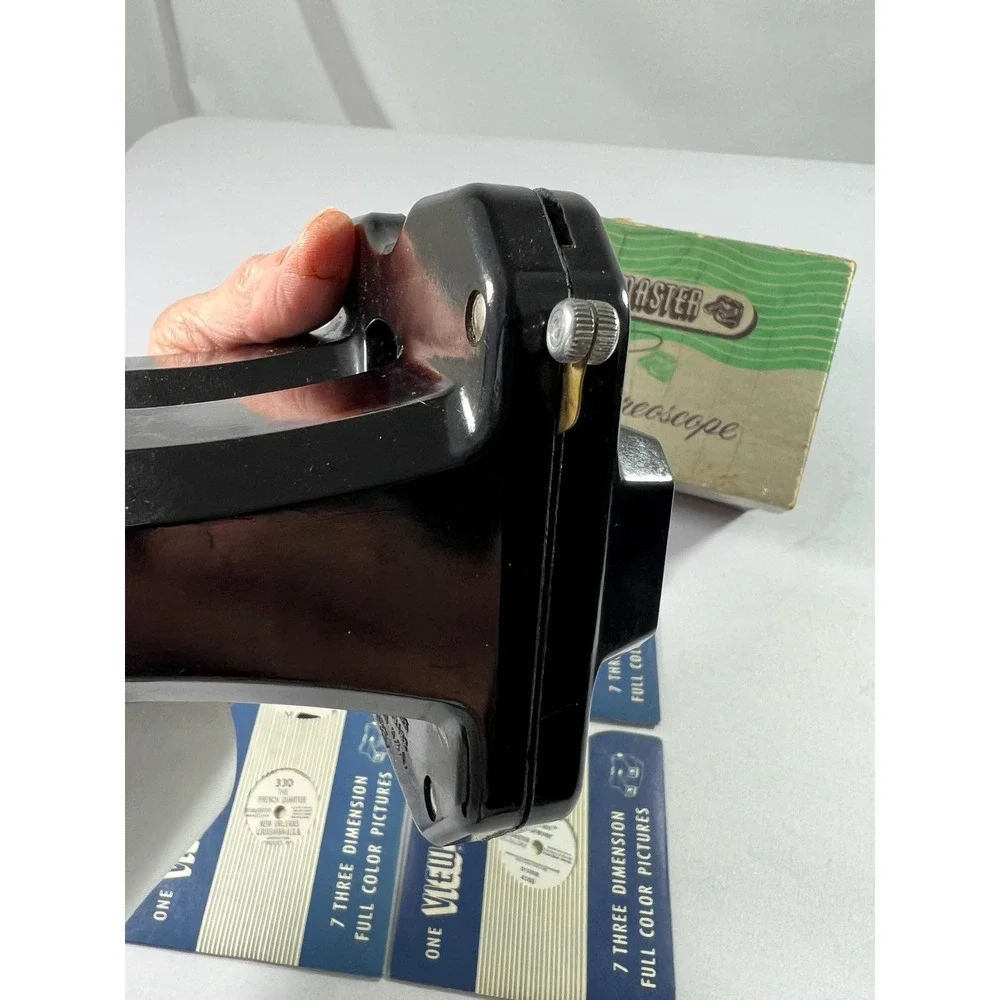 Vtg Model C ViewMaster Viewer Sawyer's Four Reel Sets (3462)